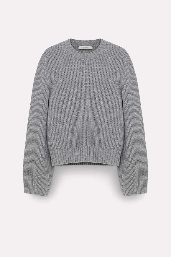 Strick | Dorothee Schumacher Bold Volumes Pullover Medium Grey