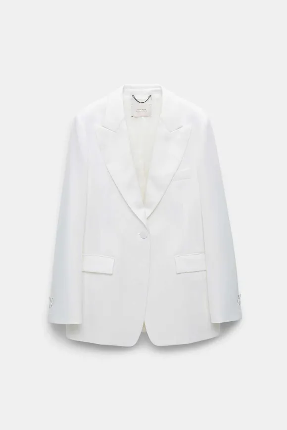 Blazer | Dorothee Schumacher Casual Attraction Jacket Light Cream