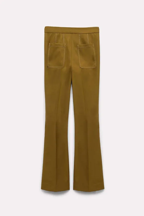 Hosen | Dorothee Schumacher Casual Attraction Pants Olive Green