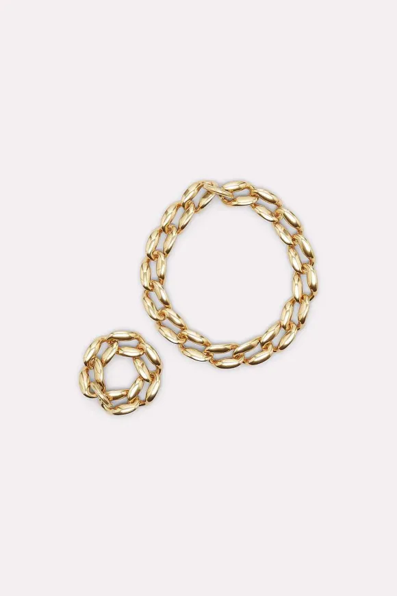 Schmuck | Dorothee Schumacher Chained Reaction Bracelet Antique Gold