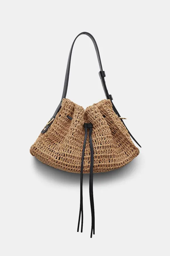 Taschen | Dorothee Schumacher Chic Raffia Handbag Rusty Brown