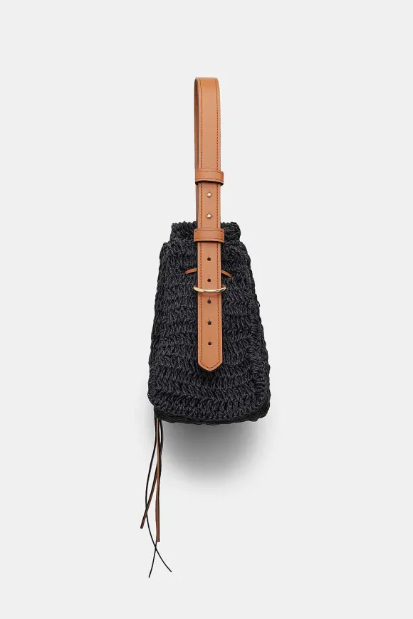 Taschen | Dorothee Schumacher Chic Raffia Handbag Pure Black