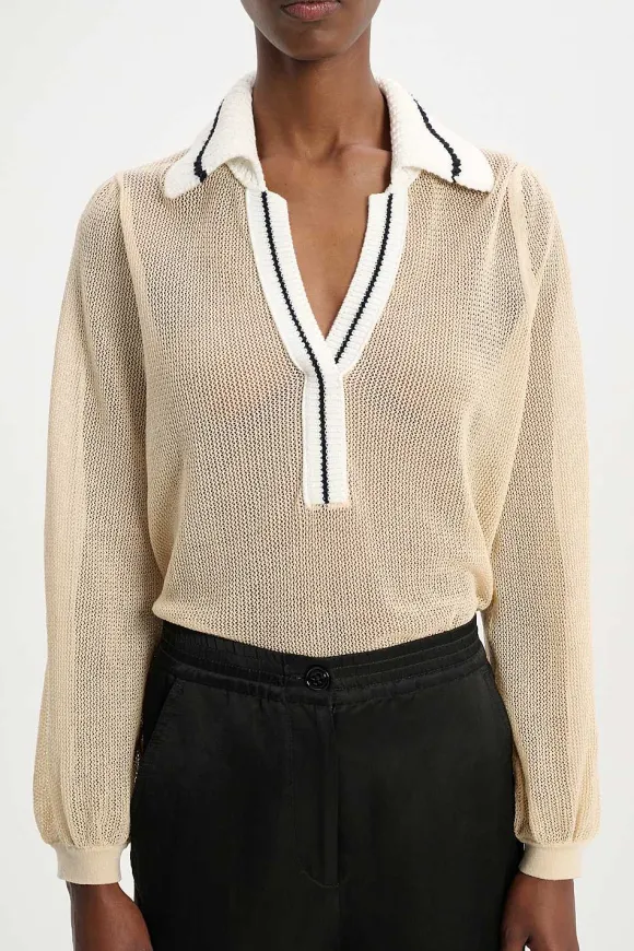 Strick | Dorothee Schumacher Cool Sophistication Pullover Shimmering Beige