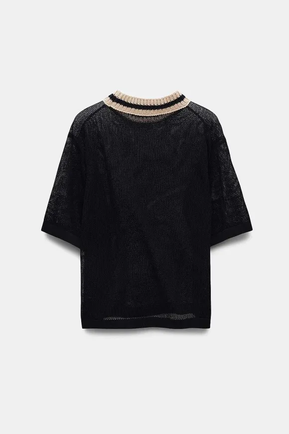 Shirts & Tops | Dorothee Schumacher Cool Sophistication Pullover Pure Black