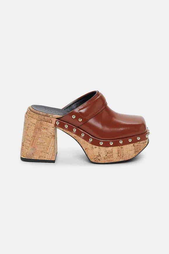 Schuhe | Dorothee Schumacher Cork Contrast Platform Red Brown