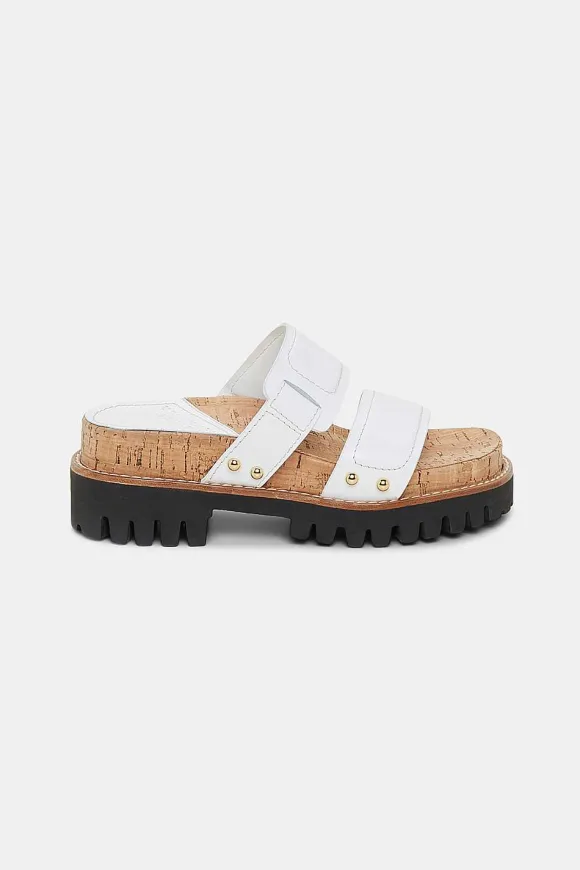 Schuhe | Dorothee Schumacher Cork Contrast Sporty Sandal Pure White