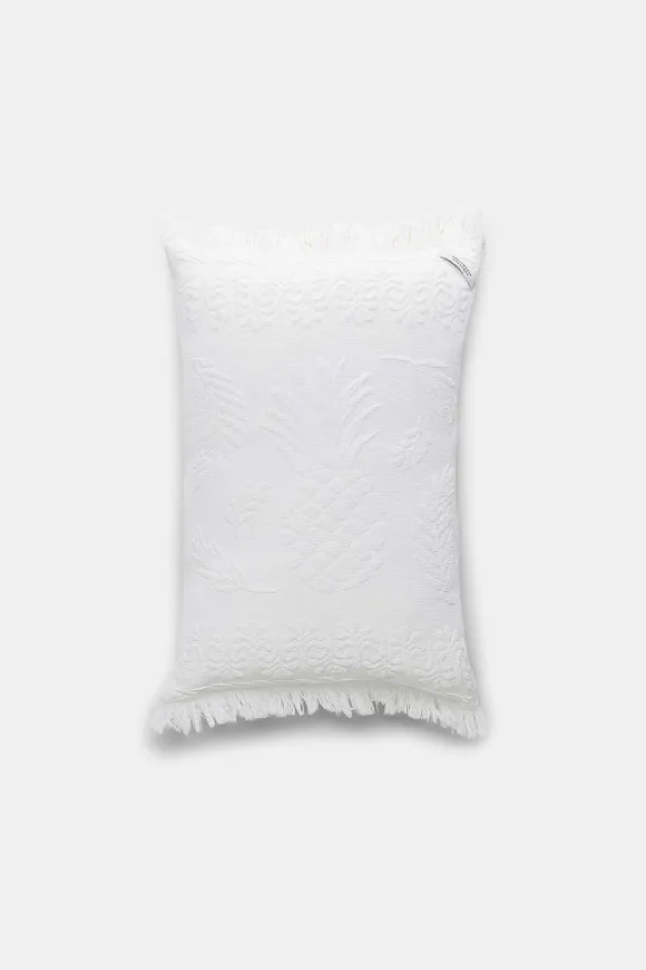 Small Accessories | Dorothee Schumacher Cosy Towelling Cushion Camellia White