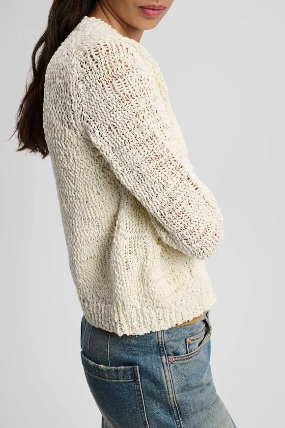 Strick | Dorothee Schumacher Cotton Love Cardigan Camellia White