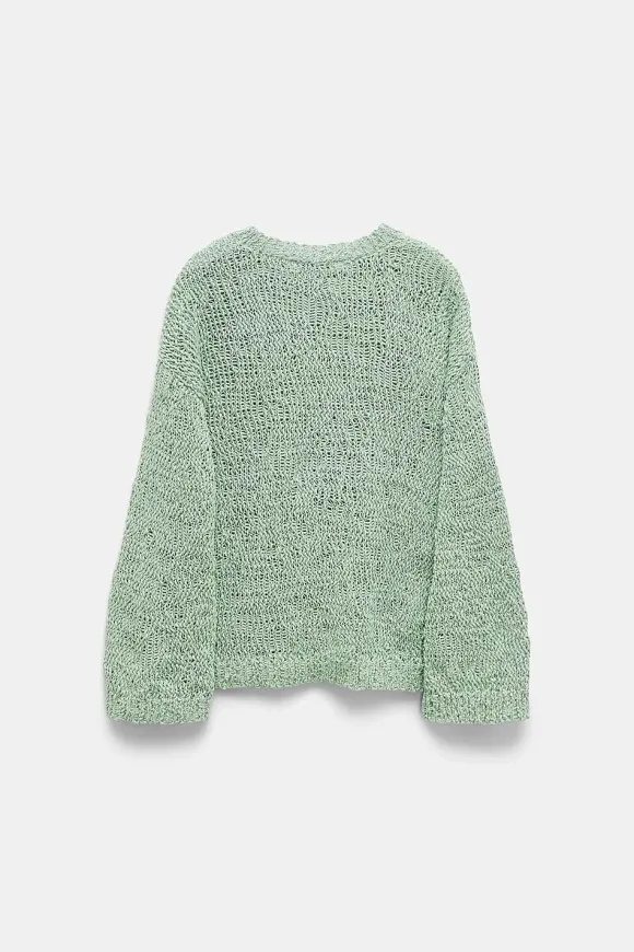 Strick | Dorothee Schumacher Cotton Love Pullover Pale Green