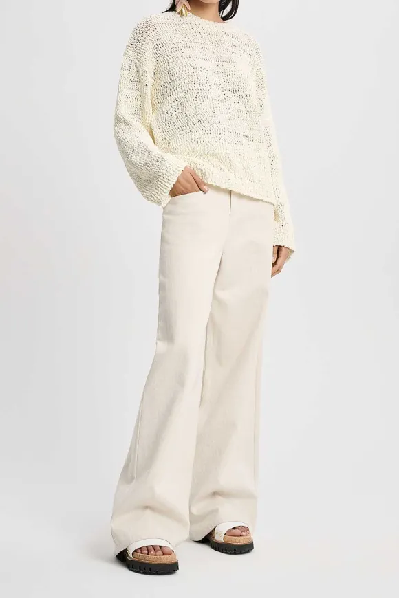 Strick | Dorothee Schumacher Cotton Love Pullover Camellia White