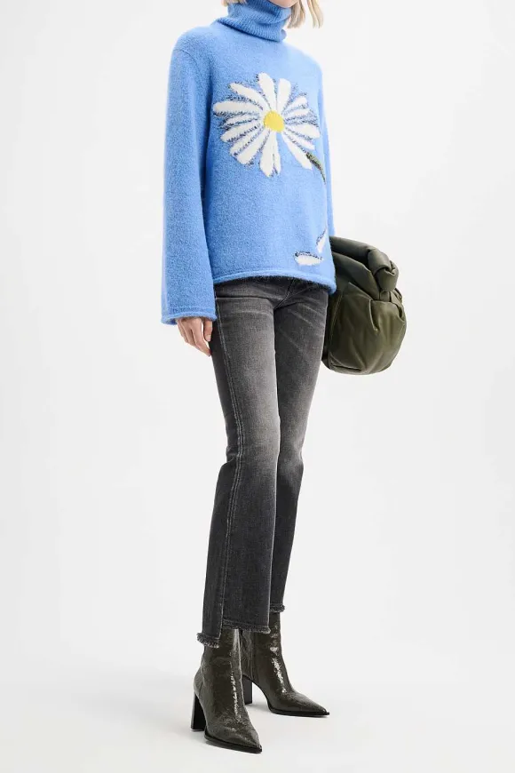 Strick | Dorothee Schumacher Cozy Daisy Pullover Cornflower Blue