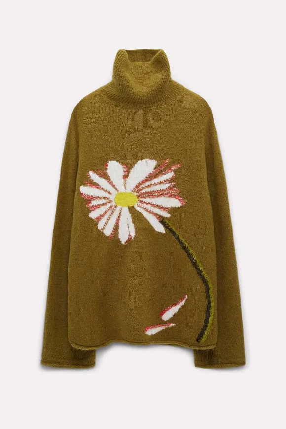 Strick | Dorothee Schumacher Cozy Daisy Pullover Whispering Green