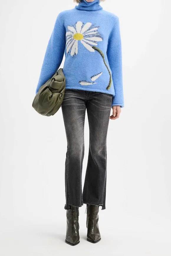 Strick | Dorothee Schumacher Cozy Daisy Pullover Cornflower Blue