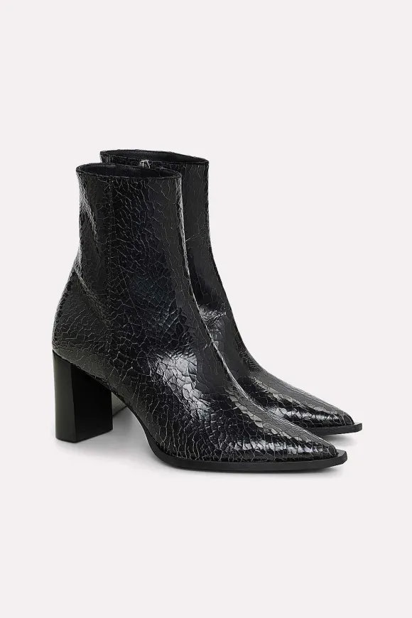 Schuhe | Dorothee Schumacher Crackle Edginess Bootie Pure Black