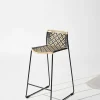 Tucurinca | Dorothee Schumacher Cubico Barstool Indoor Black Beige Mix