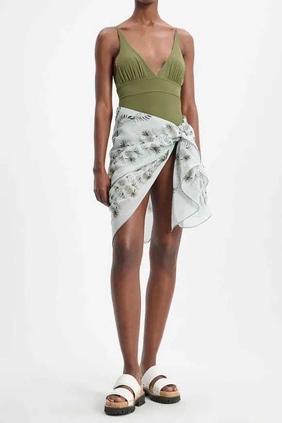 Shirts & Tops | Dorothee Schumacher Daily Beach Swimsuit Dark Olive Green