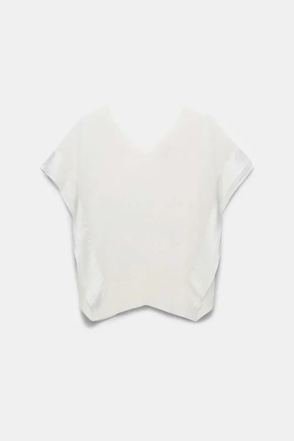 Shirts & Tops | Dorothee Schumacher Delicate Statements Pullover Shaded White