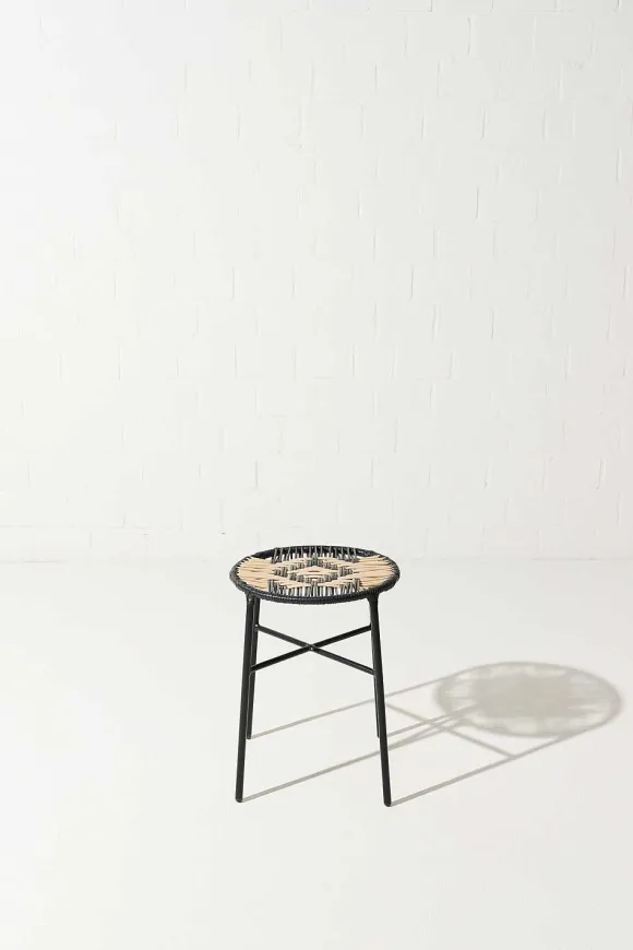 Tucurinca | Dorothee Schumacher El Banco Stool Black Beige Mix