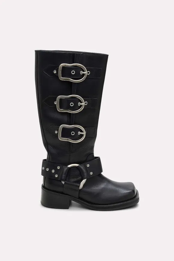 Schuhe | Dorothee Schumacher Elevated Classics Biker Boot Pure Black