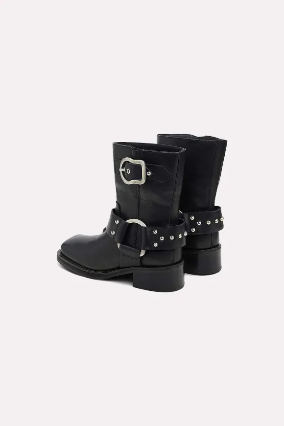 Schuhe | Dorothee Schumacher Elevated Classics Short Biker Boot Pure Black