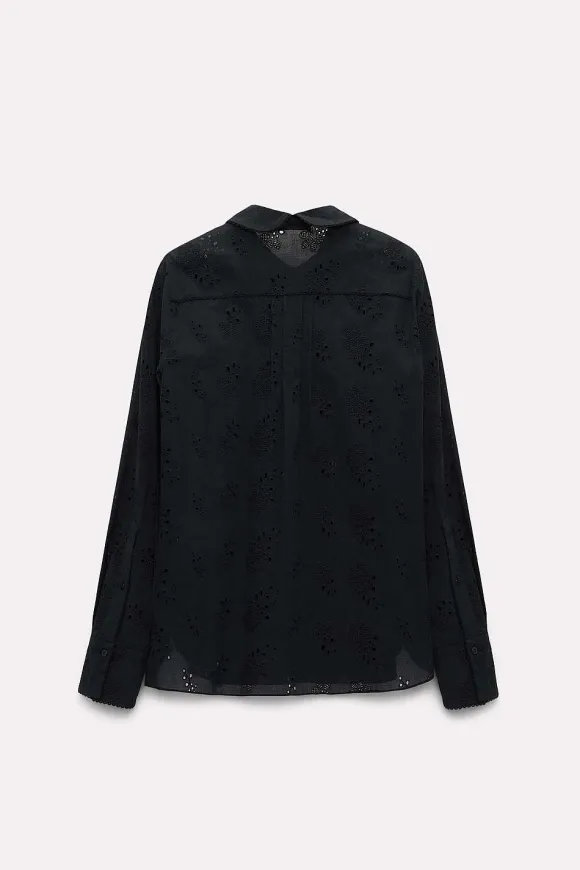 Blusen | Dorothee Schumacher Embroidered Ease Blouse Pure Black