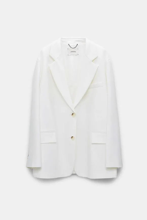 Blazer | Dorothee Schumacher Emotional Essence Jacket Camellia White