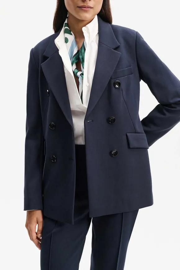 Blazer | Dorothee Schumacher Emotional Essence Jacket Dark Navy