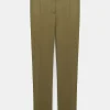 Hosen | Dorothee Schumacher Emotional Essence Pants Dark Shiny Khaki