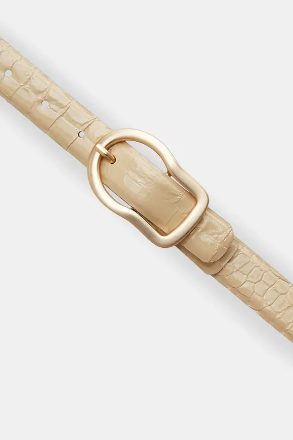 Gürtel | Dorothee Schumacher Excotic Shine Belt Shimmering Camel