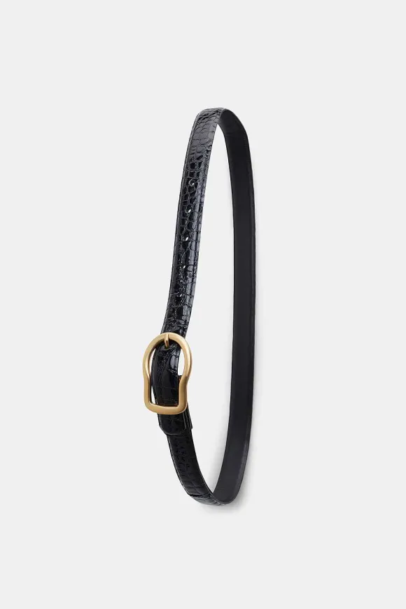 Gürtel | Dorothee Schumacher Excotic Shine Belt Pure Black