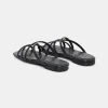 Schuhe | Dorothee Schumacher Exotic Shine Flat Sandal Pure Black