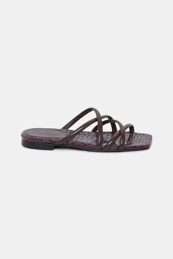 Schuhe | Dorothee Schumacher Exotic Shine Flat Sandal Shimmering Lilac