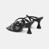 Schuhe | Dorothee Schumacher Exotic Shine Heeled Sandal Pure Black