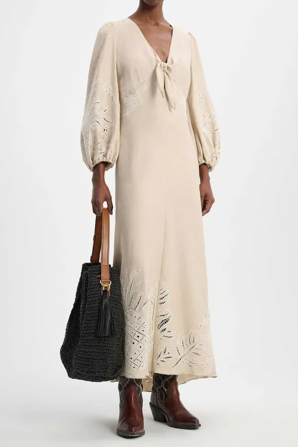 Kleider | Dorothee Schumacher Exquisite Luxury Dress Soft Beige