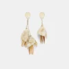 Schmuck | Dorothee Schumacher Flower Power Asymmetric Earrings Medium Camel