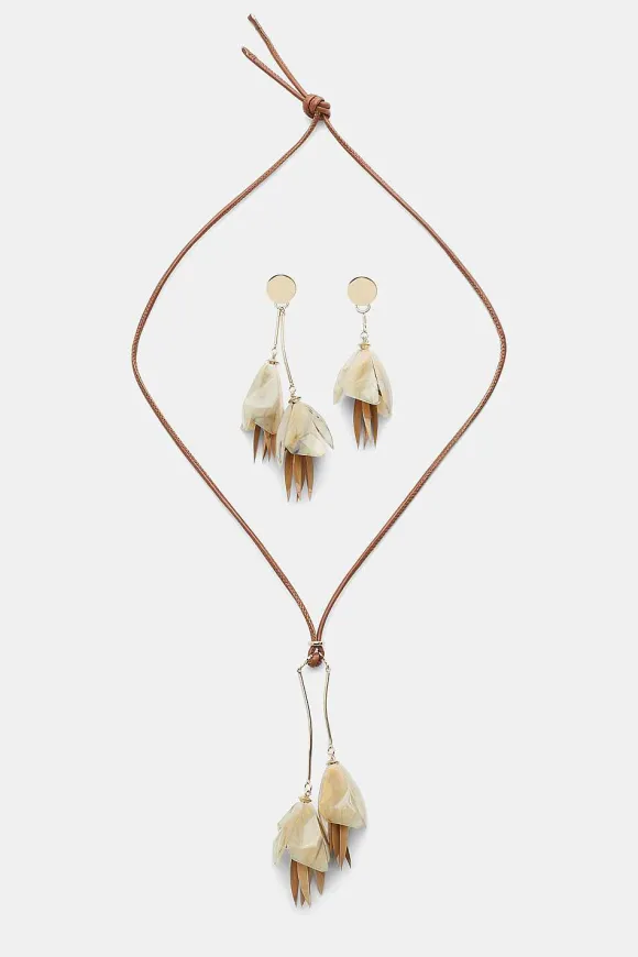 Schmuck | Dorothee Schumacher Flower Power Necklace Medium Camel