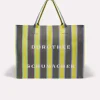 Taschen | Dorothee Schumacher Friends Of Dorothee Tote Bag Khaki Yellow Stipes