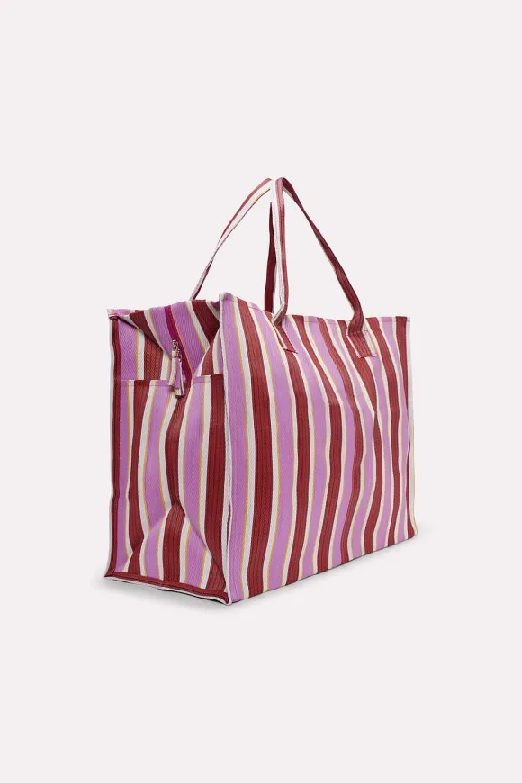 Taschen | Dorothee Schumacher Friends Of Dorothee Tote Bag Rose Cool Stripes Mix