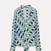 Blusen | Dorothee Schumacher Graphic Volumes Blouse Blue Graphics