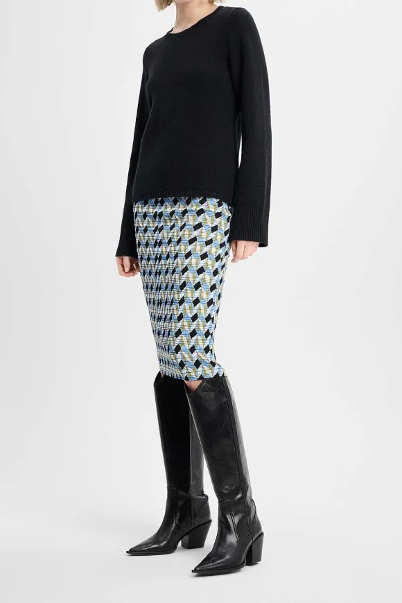 Shorts & Röcke | Dorothee Schumacher Graphic Volumes Skirt Blue Graphics