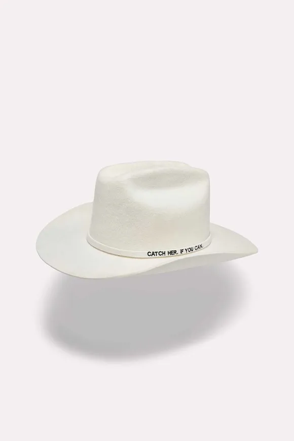 Small Accessories | Dorothee Schumacher Into The Wild Western Hat Camellia White