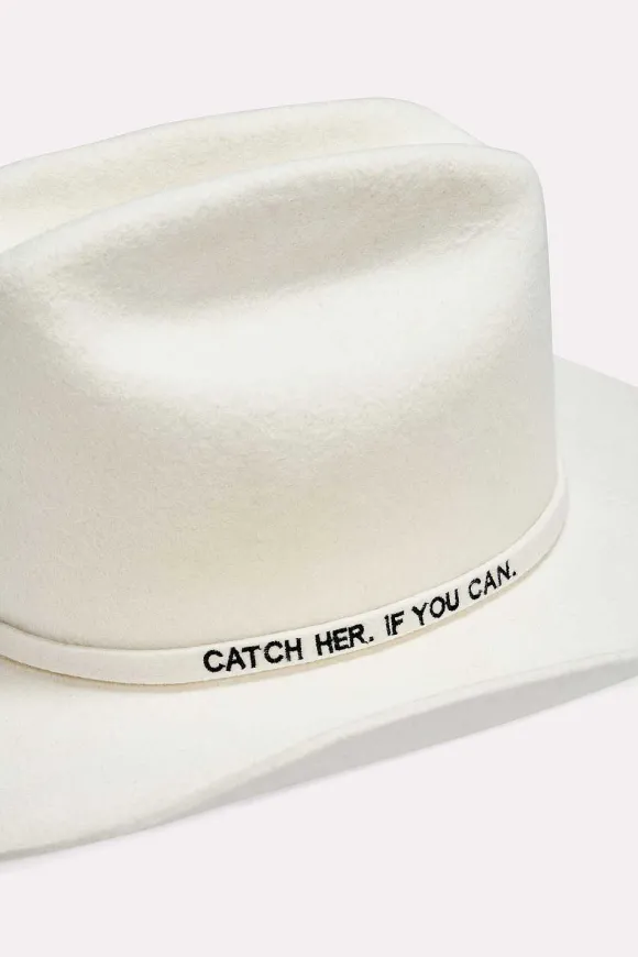 Small Accessories | Dorothee Schumacher Into The Wild Western Hat Camellia White