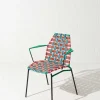 Tucurinca | Dorothee Schumacher La Perla Outdoor Chair Rojo Azul Mix