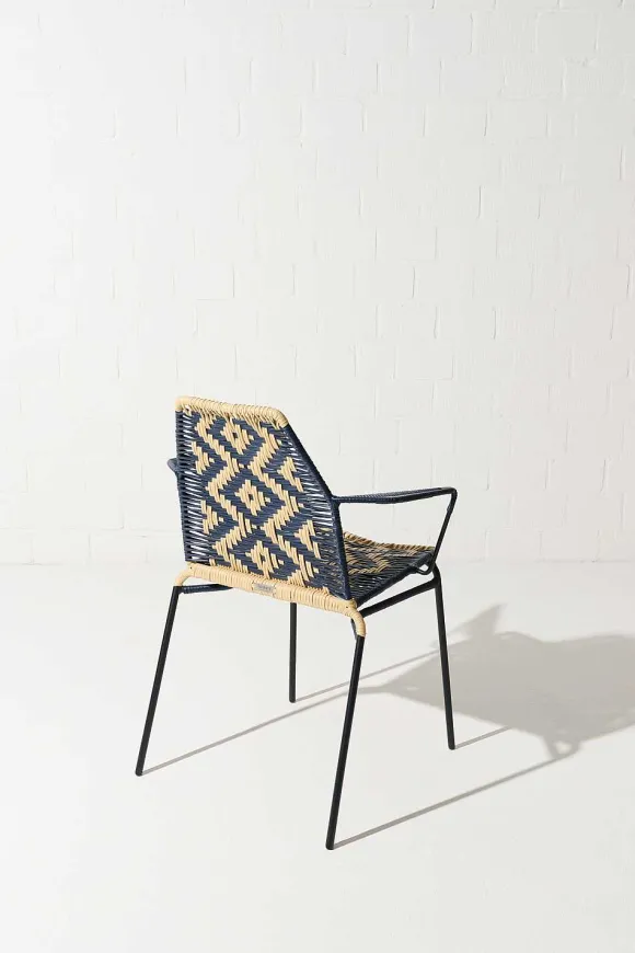 Tucurinca | Dorothee Schumacher La Perla Outdoor Chair Dark Blue