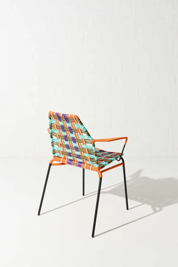 Tucurinca | Dorothee Schumacher La Perla Outdoor Chair Naranja Verde Militar Mix