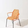 Tucurinca | Dorothee Schumacher La Perla Outdoor Chair Naranja Beige Mix