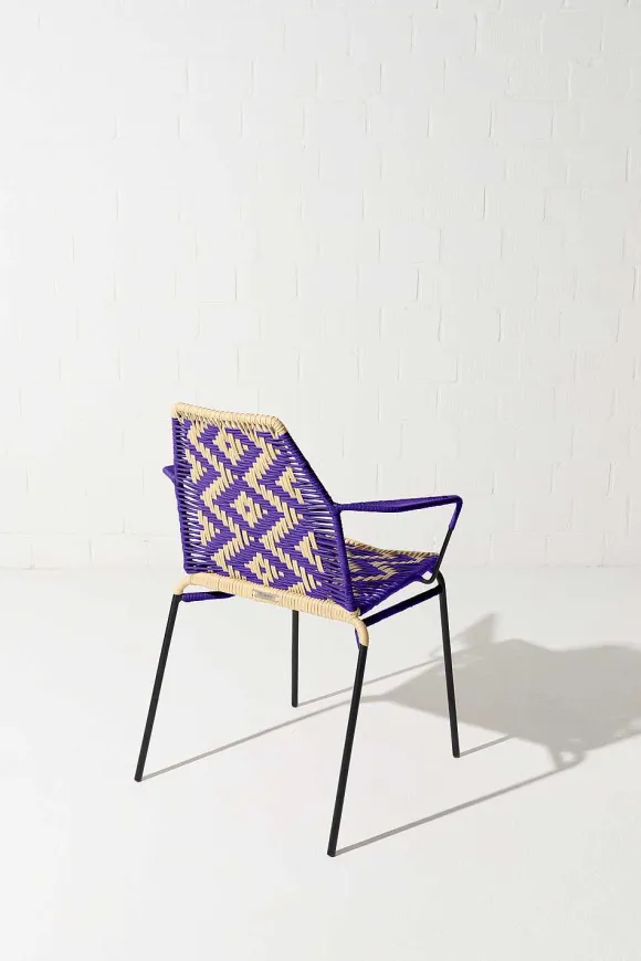 Tucurinca | Dorothee Schumacher La Perla Outdoor Chair Lilac Beige Mix