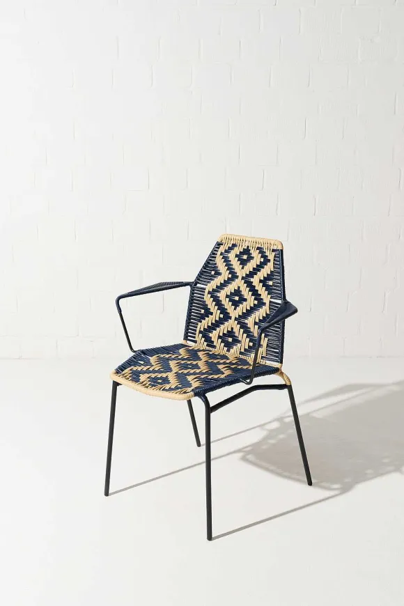 Tucurinca | Dorothee Schumacher La Perla Outdoor Chair Dark Blue