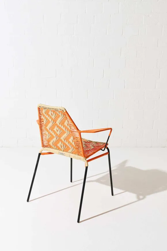 Tucurinca | Dorothee Schumacher La Perla Outdoor Chair Naranja Beige Mix