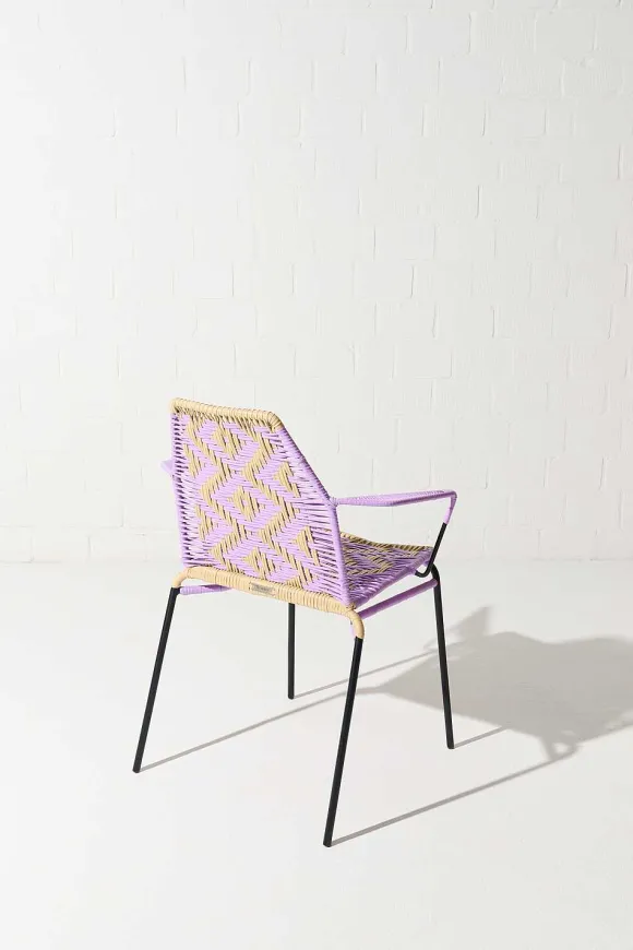 Tucurinca | Dorothee Schumacher La Perla Outdoor Chair Lavender Beige Mix